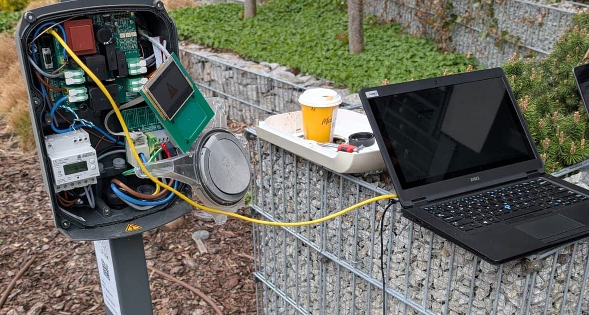 Charging station installation and as-built measurements