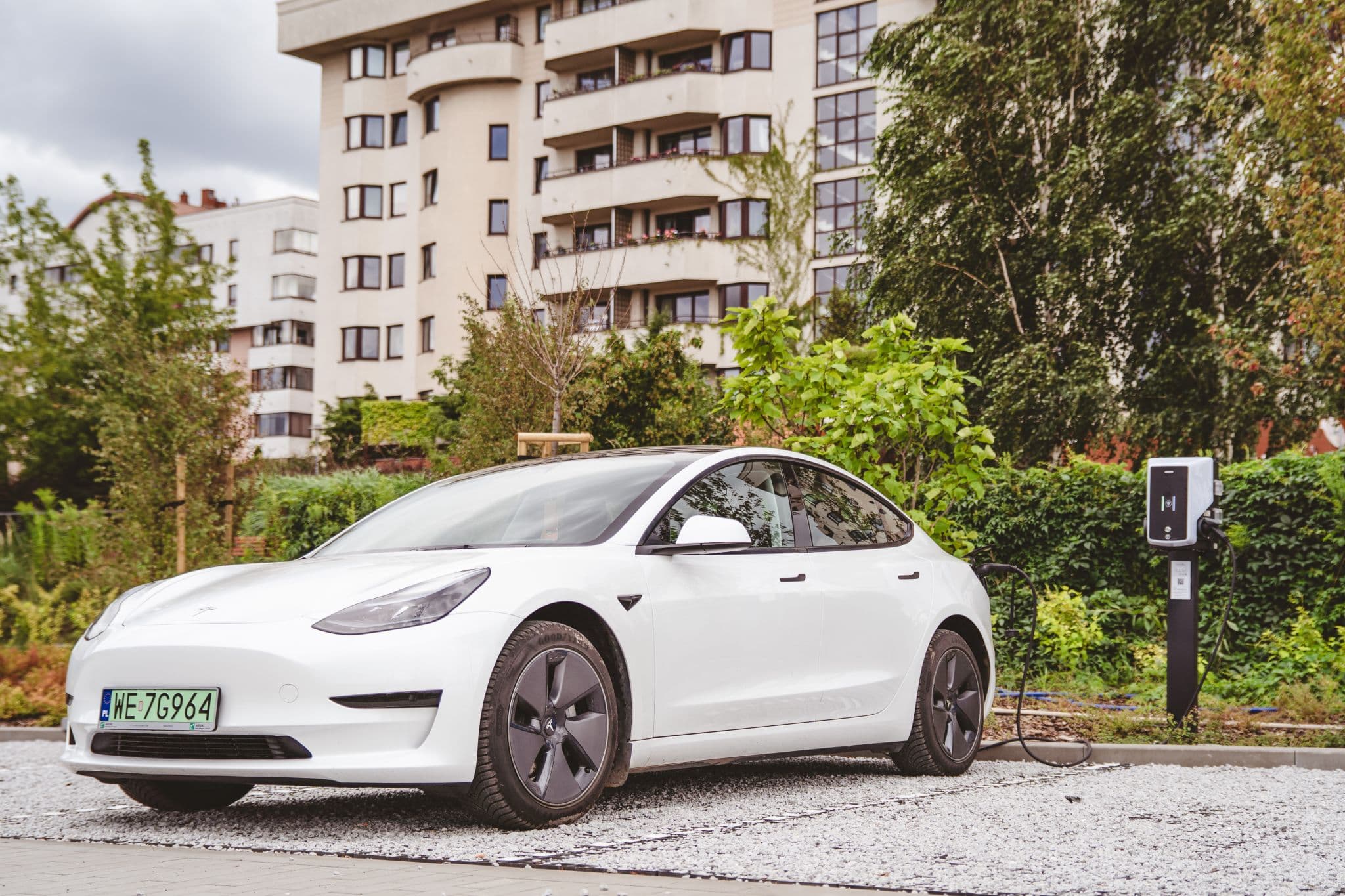 Realizacja: EV charging at the „Na Skraju” estate, Warszawa · residential estate